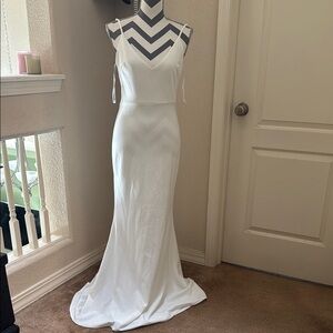 Lulus Elegant White Maxi Dress